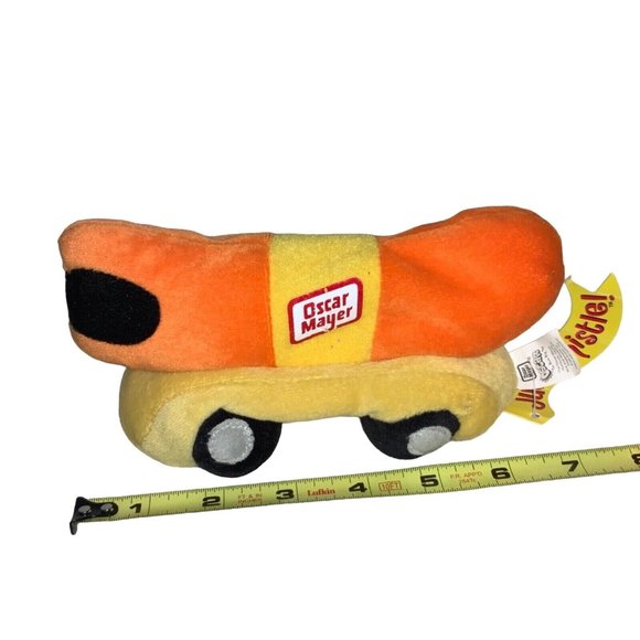Oscar Mayer Wienermobile Hot Dog Plush Stuffed Beanie The Bean Bag Toy 7" - Picture 2 of 7